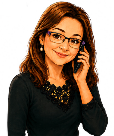 Lenka s telefonem – pojištění a finance